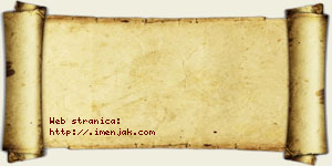 Arsenije Denić vizit kartica